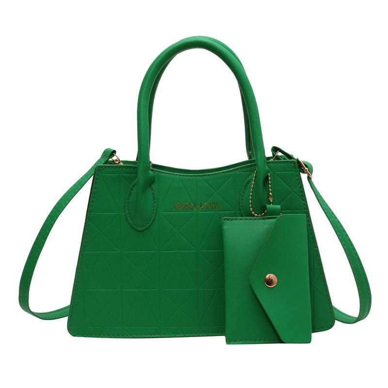 

Женская сумка 2025 новая сумка для ребенка и мамы ПУ женская сумка европейская и американская большая сумка набор из нескольких предметов сумка через плечо женская сумка зелёный