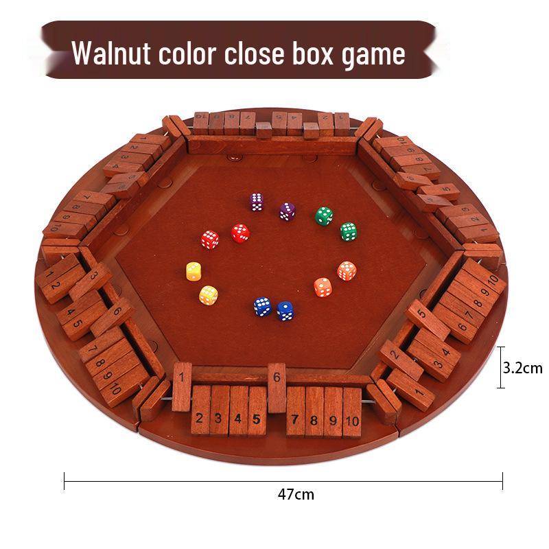 Children's Number Flip Card Game: Educational, Entertaining, Four-Sided Board & Drinking Game Props for Parties