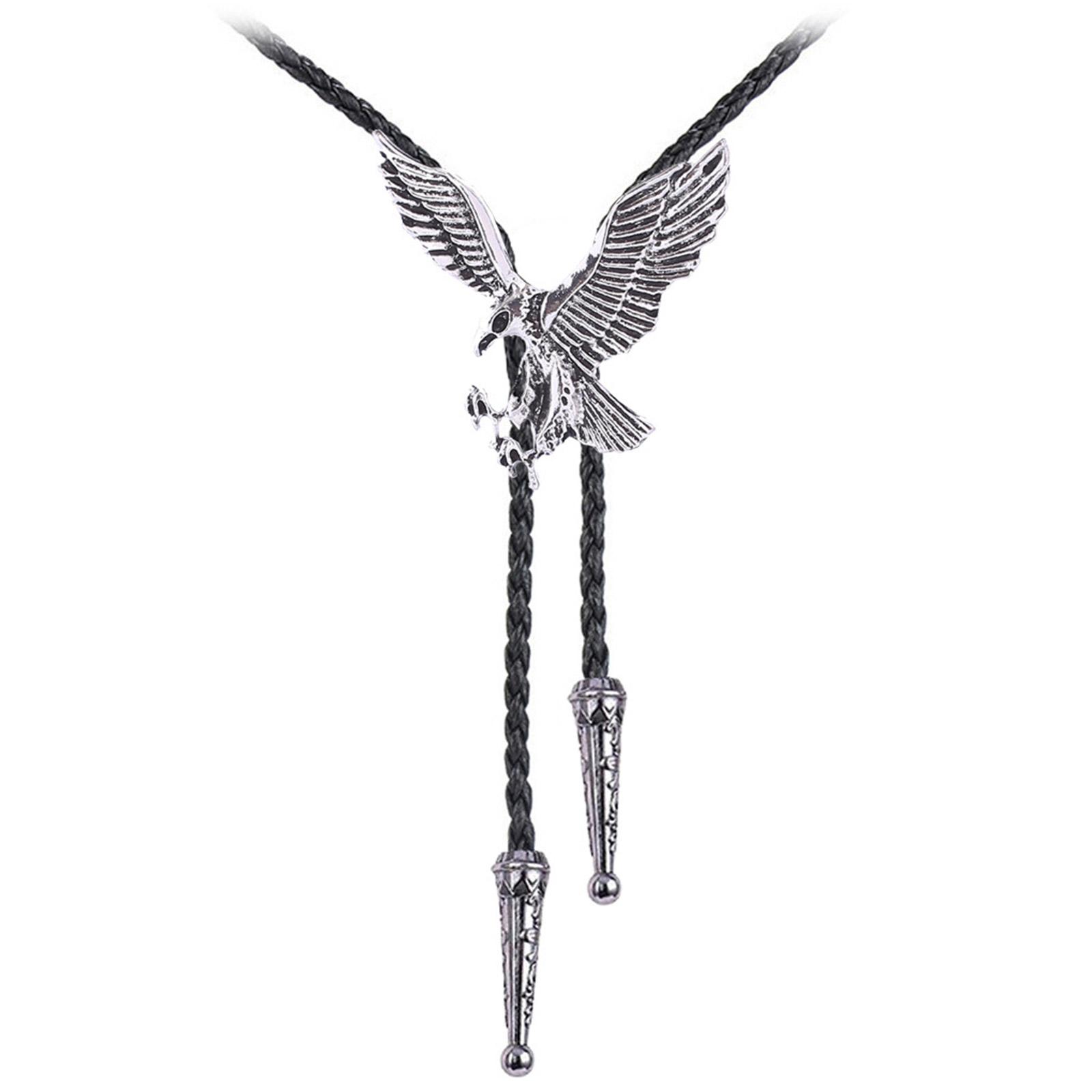 

Рельєфна Пряжка Орла Декори Боло Тай для Чоловіків Жінок Нареченого Весільне Намисто Західний Ковбойський Галстук Боло Тай для Сорочки 14