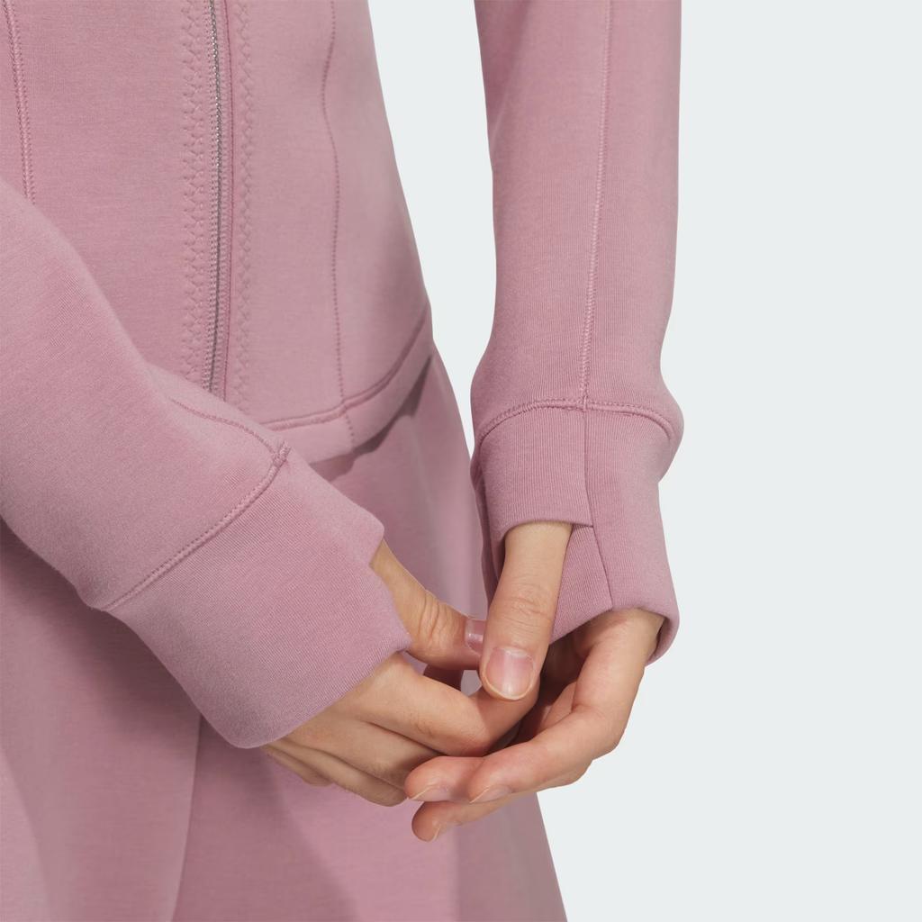 Adidas Jackets Women's Light Purple Hooded Moderate Other KH2700
