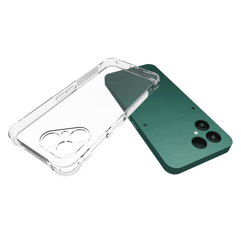 For Fairphone 6 Case WANLONFENG WL Series 2.0mm TPU Phone Cover with Tempered Glass Film