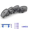 lsjwk2 4PCS/lot 60MM 68MM VOSSEN Emblem Logo Car Wheel Center Hub Caps Wheel Center Cap Decoration Auto Styling Rim Hub Cap