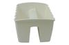 Maceta para barandilla CROWN DCRO400 | Blanco