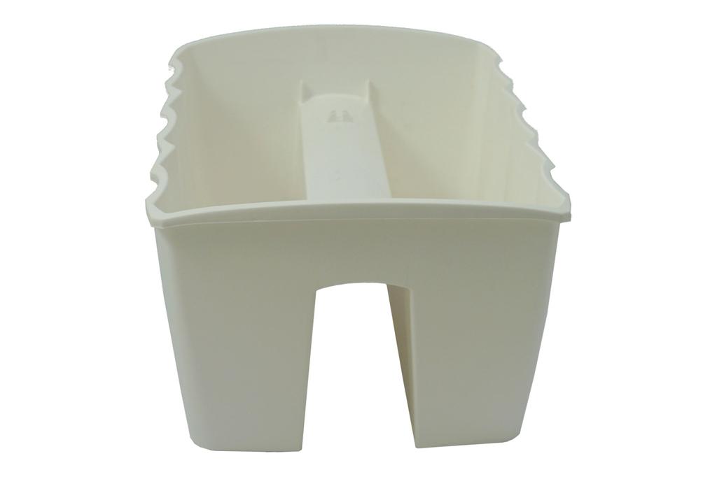 Maceta para barandilla CROWN DCRO400 | Blanco