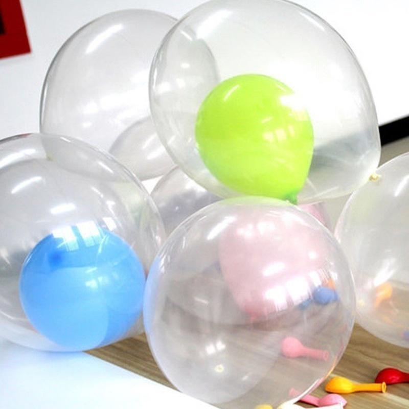 30Pcs Transparent Latex Balloons Birthday Wedding Party Decor Birthday Decoration 2023 Party Decoration