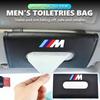 SHEJ3 Car Tissue Box Sun Visor Type Block Hanging Napkin Holder Paper Rack For 1 3 5 7 Series M F01 F20 F10 F13 E52 E53 E60 E93