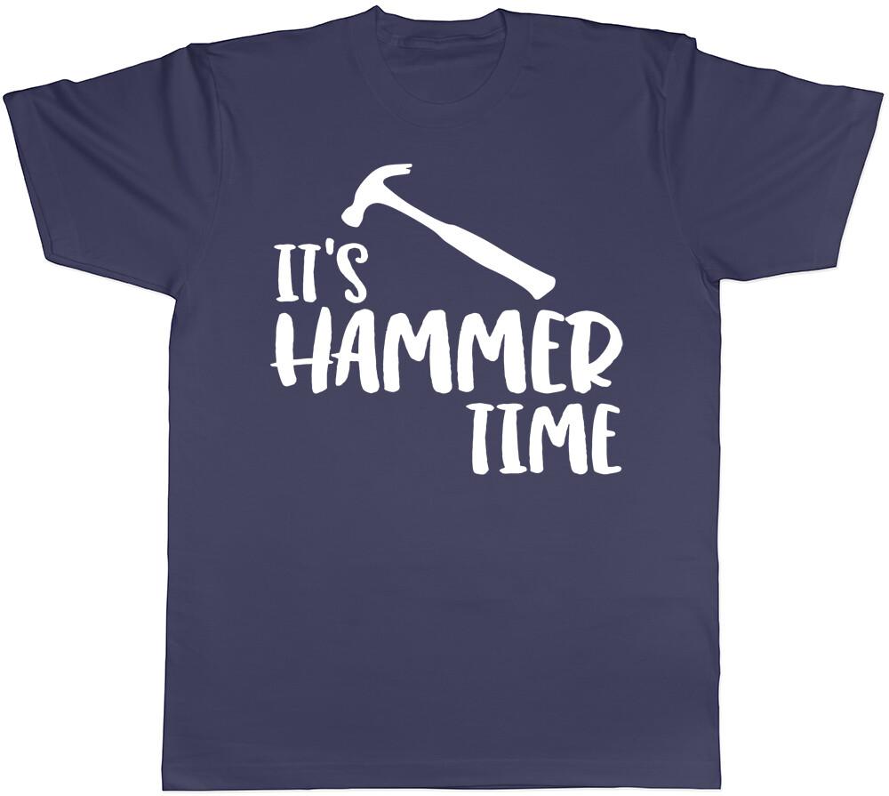 Mens DIY TShirt Funny Hammer Time Tools Handyman Fathers Day Birthday Tee