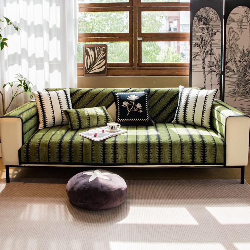 Chenier Sofa Cushion  New Four-Season Universal High-End Light Luxury High-End Sense Thickened Non-Slip Medieval Seat Cushion