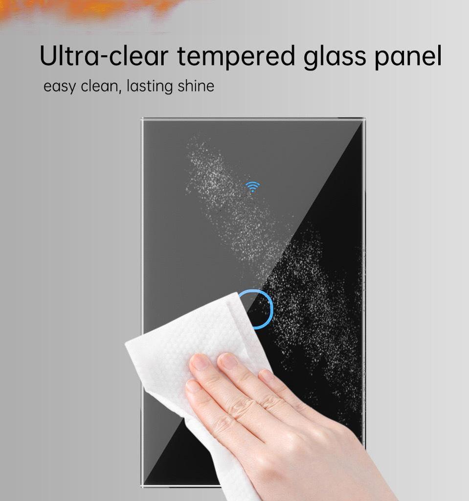 Graffiti TUYA Smart WiFi Touch Wall Switch - Single Panel with Voice Control & Timer