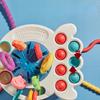 Zabawka Sensoryczna Sznurki Gryzak Montessori Pop