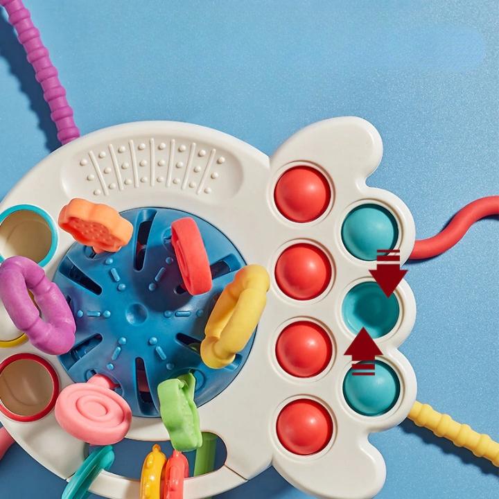 Zabawka Sensoryczna Sznurki Gryzak Montessori Pop