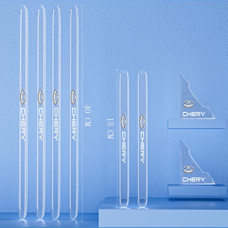 

Chery Tiggo 8 Pro Car Door Edge Guard Trim Moulding Strip Rubber Anti Scratch Universal Transparent Seal Protector 8Pcs transparent-8Pcs