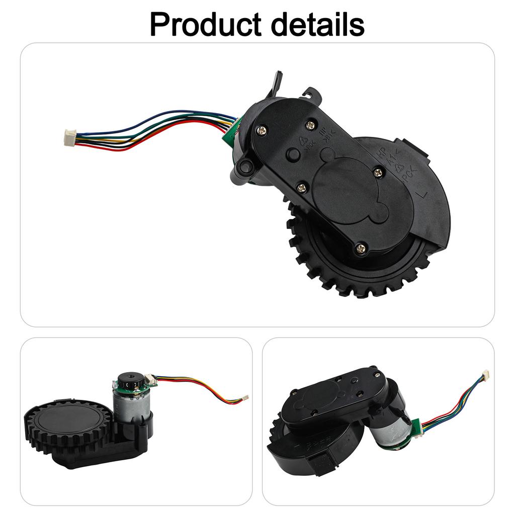 Wheel with Motor Spare Part For For Robot Vacuum Cleaner Fit For For M210 M213 and K2 K3 K3A K4 K5 L1 Series Vacuum Cleaners
