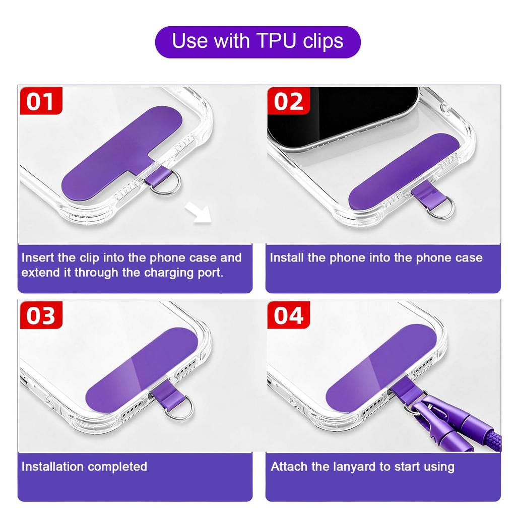 Universal Adjustable Lanyard for Mobile Phone Case - Crossbody & Neck Strap, Multi-functional Long Strap