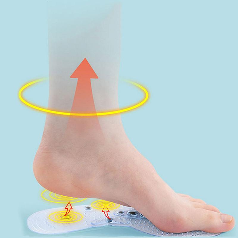 1Pair Breathable Sport Insoles Silicone Orthopedic Massage Insoles Slimming  Running Shoes Cushion Feet Care for Men Women