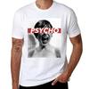 PSYCHO T-Shirt Boys Whites Summer Top T Shirts for Men