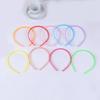 10pcs Toothed Jelly Hair Hoop Hair Band Candy Color 8mm Thin Plastic Toothed Headband Hair Clip Non Slip Washing Face Headdress