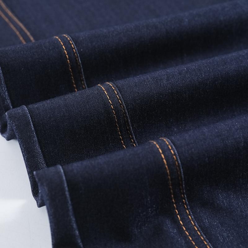 Dark Blue Imitation Tencel Jeans for Women, Spring/Summer New High-Waisted Slimming Plus Size Straight Loose Wide-Leg Pants