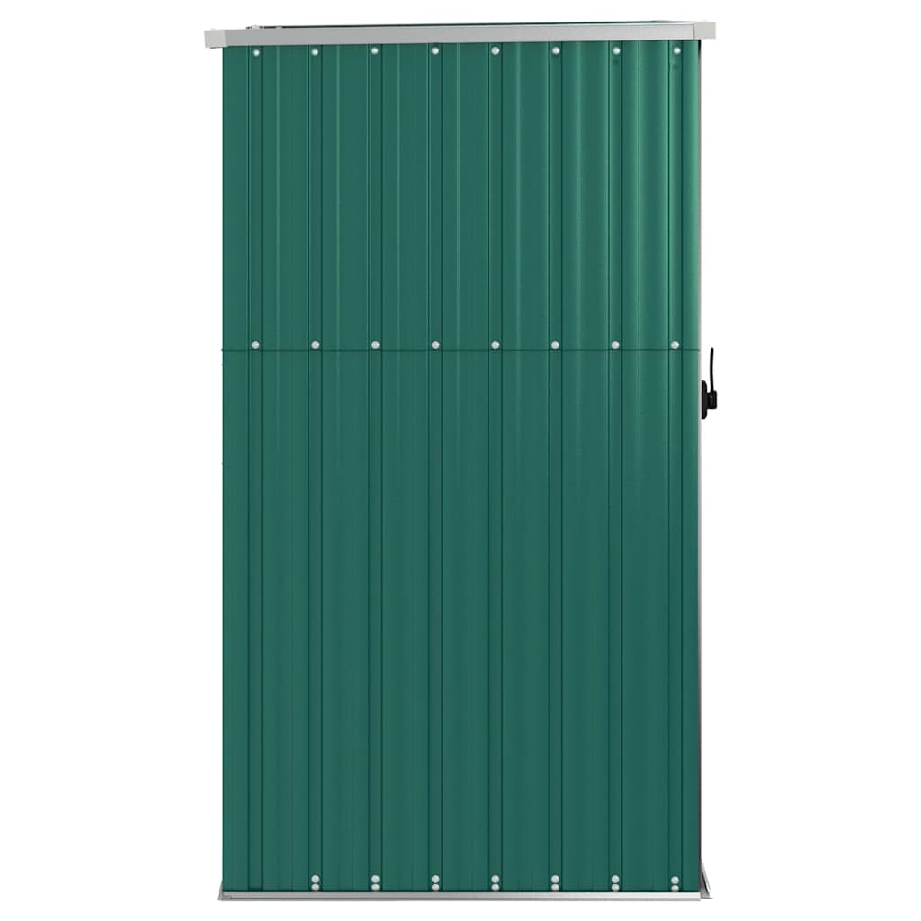 Vidaxl Garden Shed, Green, 88X89X161 Cm, Galvanized Steel