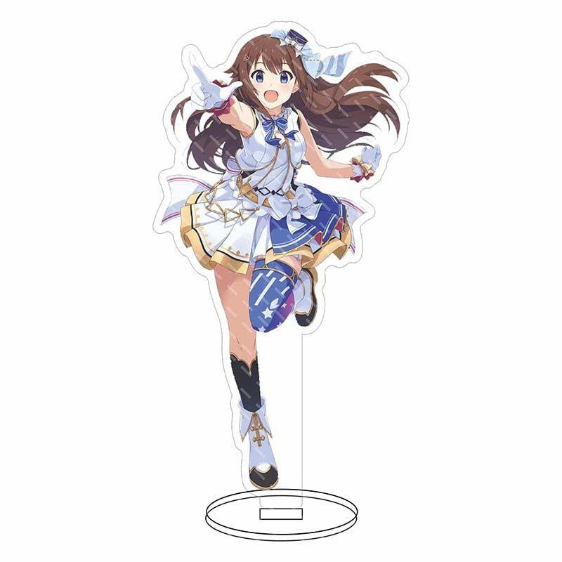 Hololive Vtuber Acrylic Stand Adorable Desktop Decor Featuring Fubuki Okayu Ayame Subaru Matsuri