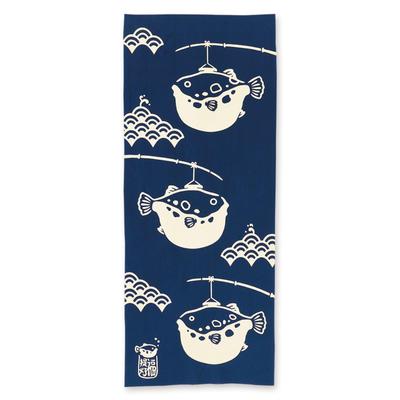 Miyamoto Towel Kenema Tenugui Hand Lucky Lantern Design 50231 35 X 90 Cm (Miyamoto-towel) Hand-dyed (Japanese Towel) - - Approx.