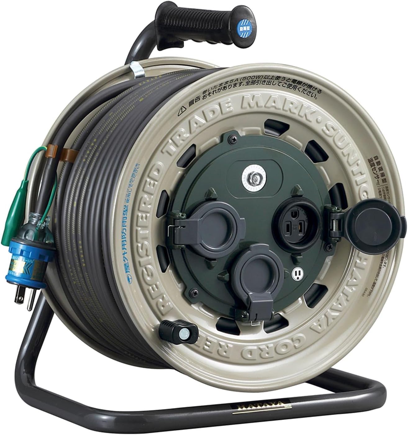 

Котушка для шнура Hataya Suntiger Outdoor Rainproof 50m IP55 2.0mm² GX-501X