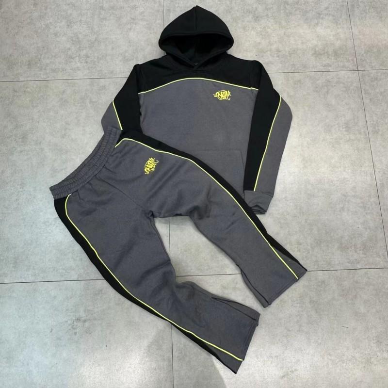 Unisex Y2K Hip Hop Streetwear Hoodie Jogger Set Cotton Blend Oversized Casual Outfit Daily Wear
