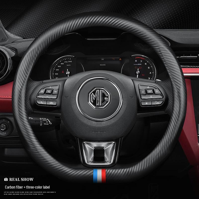 Lenkradbezug aus Kohlefaserleder für MG6, MG HS, Roewe, MG3ZS