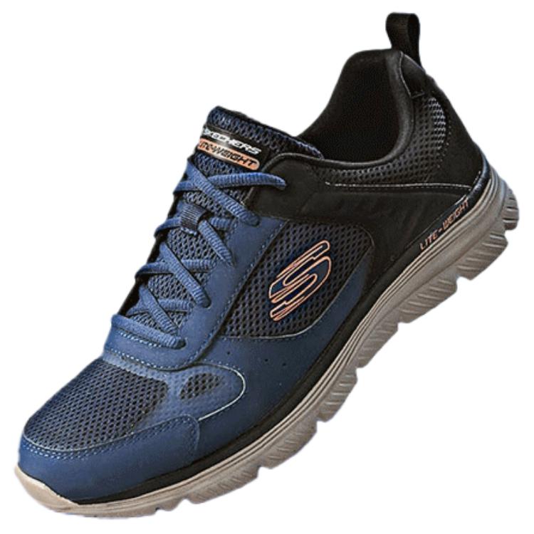 Skechers Sport Comfortable Versatile Durable Low-Top Outdoor Functional Shoes Men shoes Blue Orange 8790230-NVOR