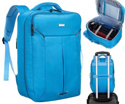 PTN BOCIAN-6446 Blue Travel Backpack