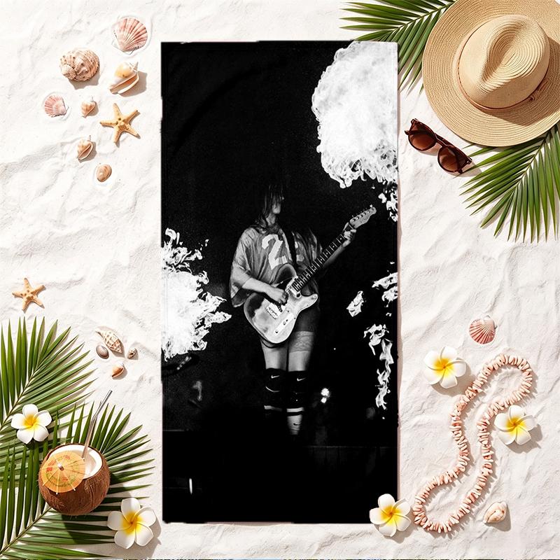 Billie eilish Soft Beach Towel Stylish Beach Pool Towel for Summer Seaside Vacation Travel
