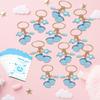 Baby Feet Keychain 5 Sets Per Package Adorable Souvenir for Baby Welcome Party Friendship Gift for Friends
