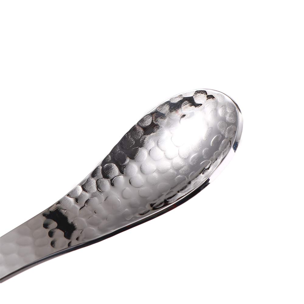 Handmade Metal Coffee Dessert 304 Stainless Steel Cake Teaspoon Stirring Spoon Fruit Fork Tableware