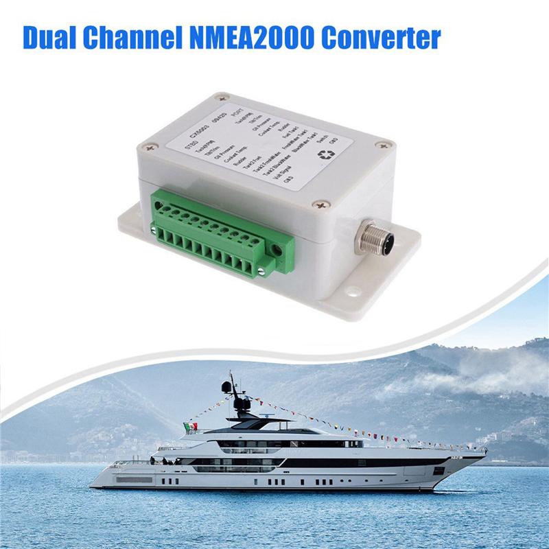 OB-2X Dual Channel NMEA2000 Converter N2K 0-190 Ohm Up To 18 Sensors Marine Boat Yacht CX5003