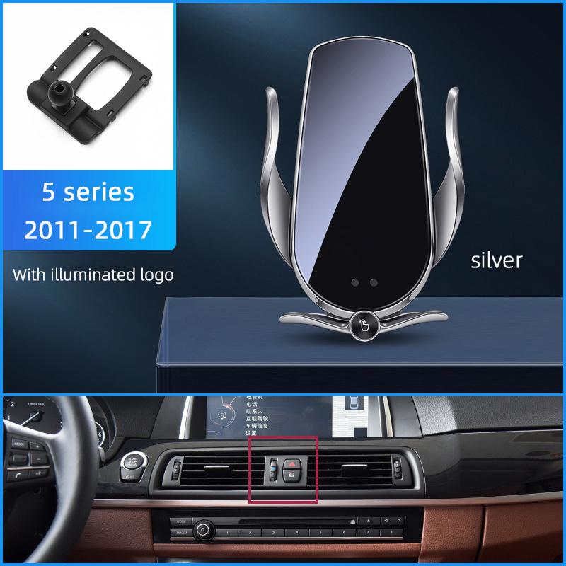 For Bmw X1 X2 X3 X4 X5 X6 X7 2 3 5 7 Series Wireless Charging Magnetic Car Phone Holder Base Charger Auto Accessories For iPhone