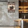 Vintage Coffee Metal Tin Sign 12x8 Inch, Retro Espresso Wall Decor, Rustic Cafe Bar Man Cave Garage Farm Home Decoration
