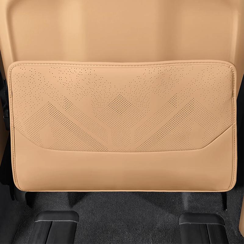 For Zeekr 9X 2025 2026 Car Leather Anti Kick Mat Pad Anti-kick Protector Mats Seat Back Protector Auto Accessories