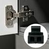 50Pcs Plastic Hinge Stoppers Cabinet Hinge Restrictor 86 Degree Angles Restriction Hinges Clip For Cabinet Doors