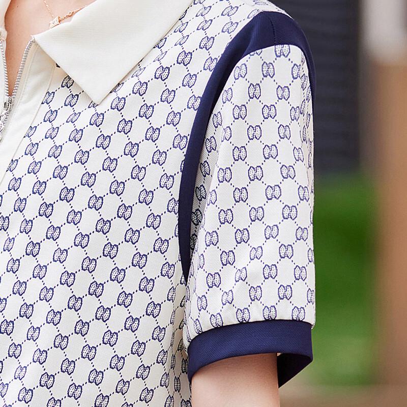 Sommer Geometrisches Muster Sportbekleidungsset für Mama