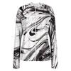 Sudadera Ligera con Cremallera para Mujer con Capucha y Bolsillos Manga Larga Chaqueta de Protección Solar Estampado Tie-Dye Ropa Exterior Informal