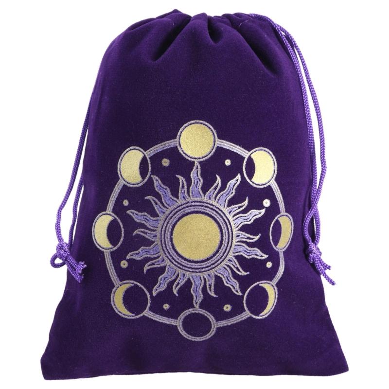 Würfel Aufbewahrungstasche Samt Tarot Kordelzugtasche Brettspiel Karten Kordelzugtasche Schmuck Runen Beutel Organizer