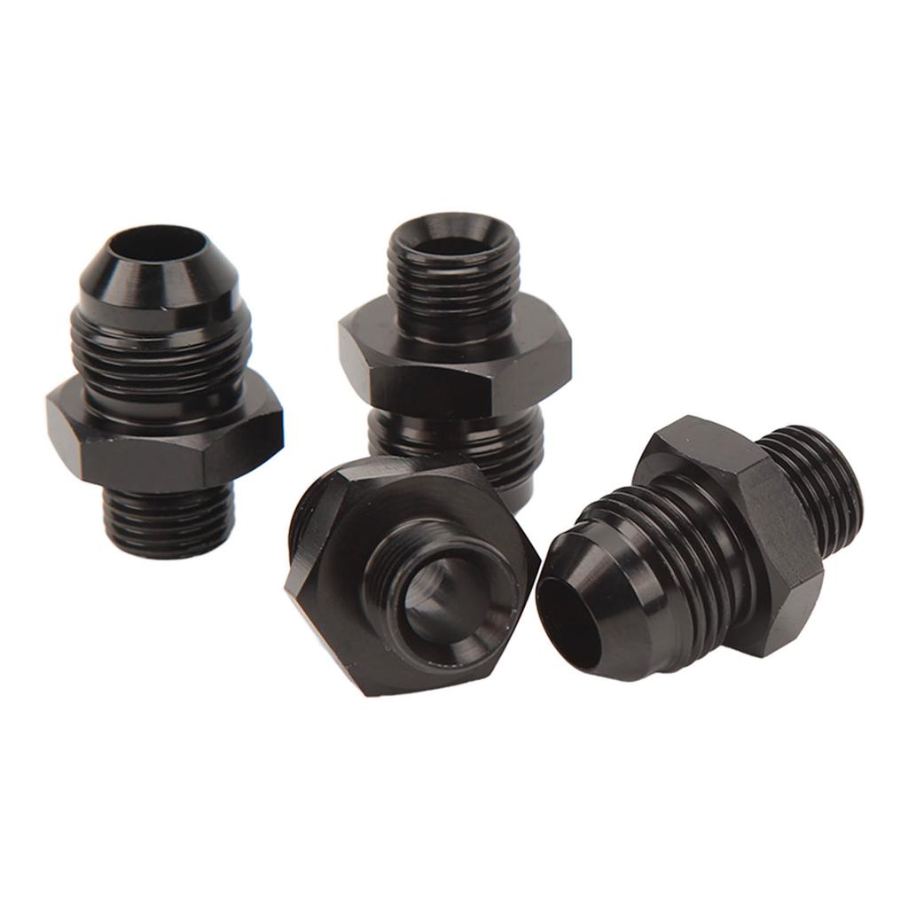 4 Peças Conexão Macho ORB 1500PSI Liga de Alumínio Multiuso Anel O Boss Adaptador Macho para Barra de Combustível Resfriador de Óleo Bomba de Combustível