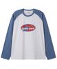 Opeunyadeu(Owai) Oval Logo Raglan L/S Tee - Blue