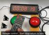 10CM button 29cm Led Countdown Clock Stopwatch,reset to zero Count down remote Control School Rush Answer Competition Game Timer