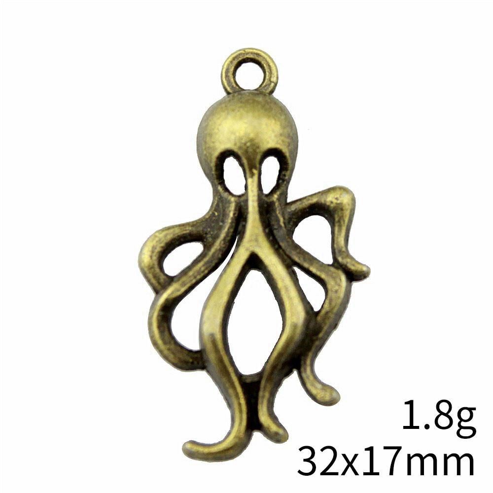 Pandantive pentru aniversarea nunții, caracatiță, căluț de mare, crab, creveți, vrac, cele mai ieftine articole, pandantive pentru brățări