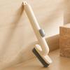 §Multifunctional Bathroom Crevice Cleaning Brush With Liquid Retention, No Dead Angles, Rotating Brush For Bathroom Recesses