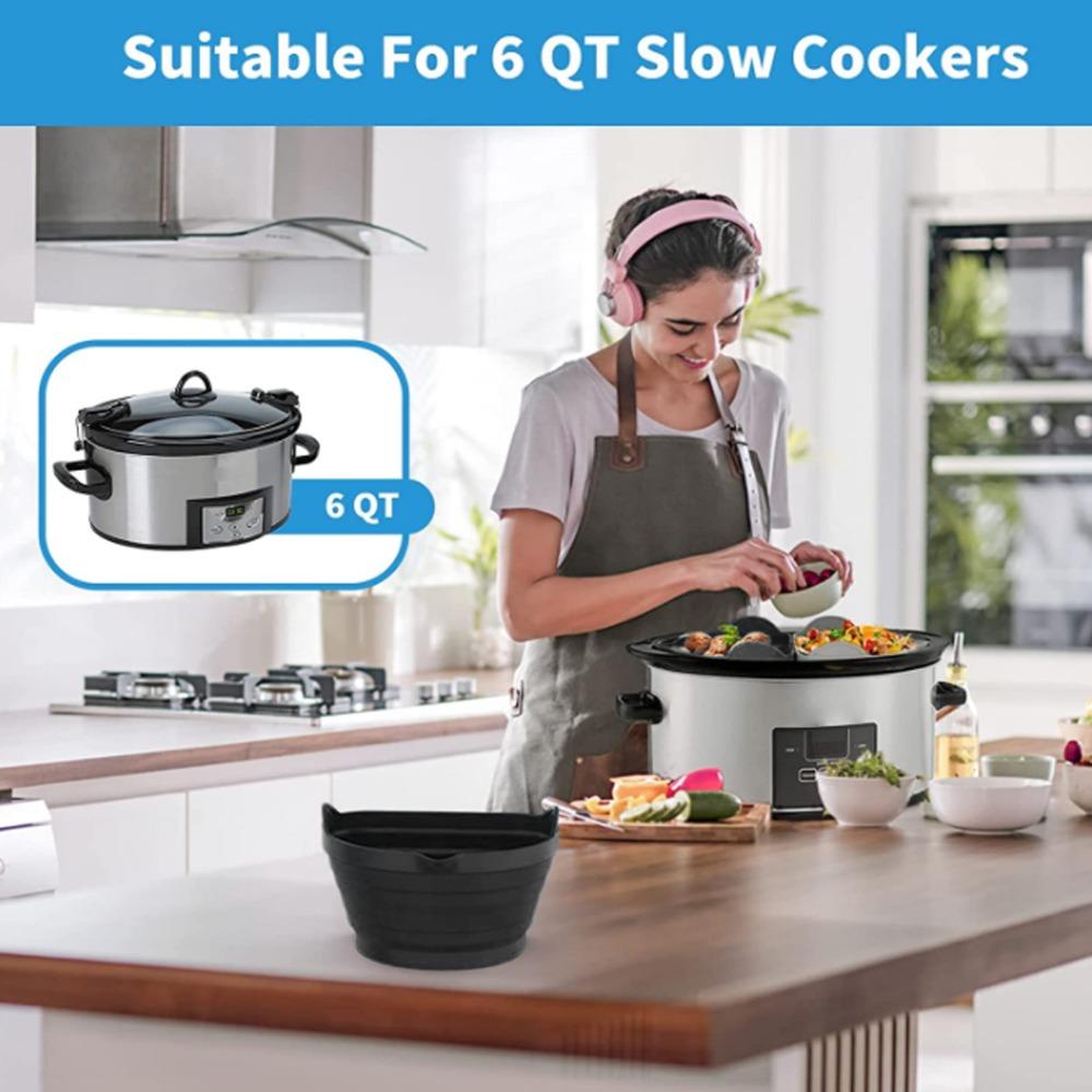 2PCS Food Grade Slow Cooker Pad Non-Stick Slow Cooker Liner Slow Cooker Divider Liner Restaurant