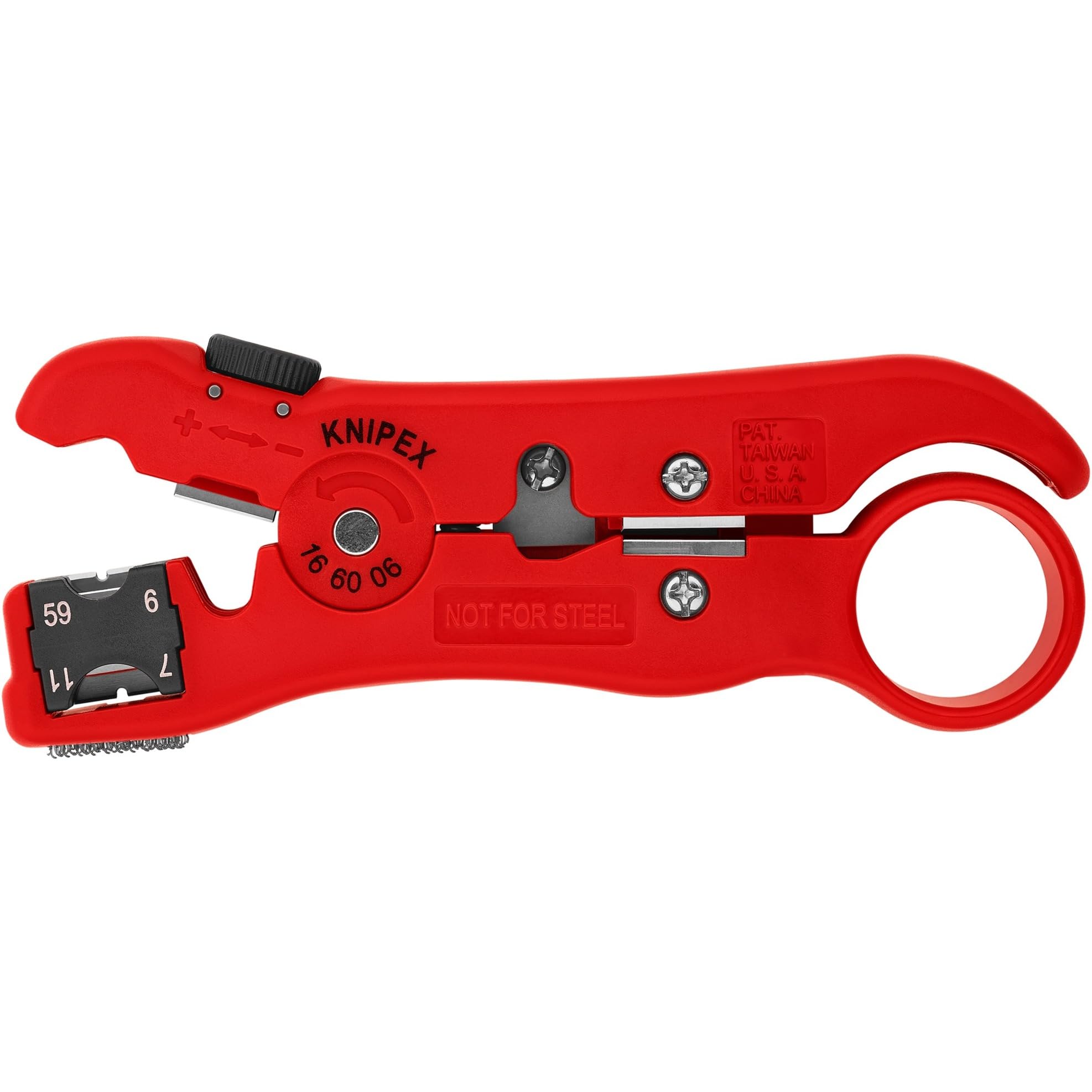 

KNIPEX KNIPEX Coaxial Cable Stripper 1660-06SB
