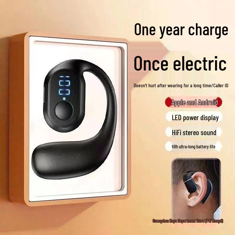 2025 Wireless Over-Ear Headphones with Digital Display and Extended Battery Life