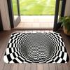 3D Vision Trap Doormat Entrance Door Rug Bathroom Door Waterproof Mat Anti-slip Floor Mat Washable Bedroom Decor Soft Carpet